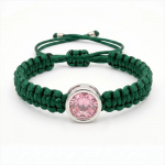 PU PRATA 0131 ZIRC PINK OVAL